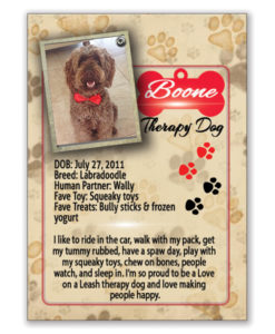 Custom Trading Cards for your pet or service animal!