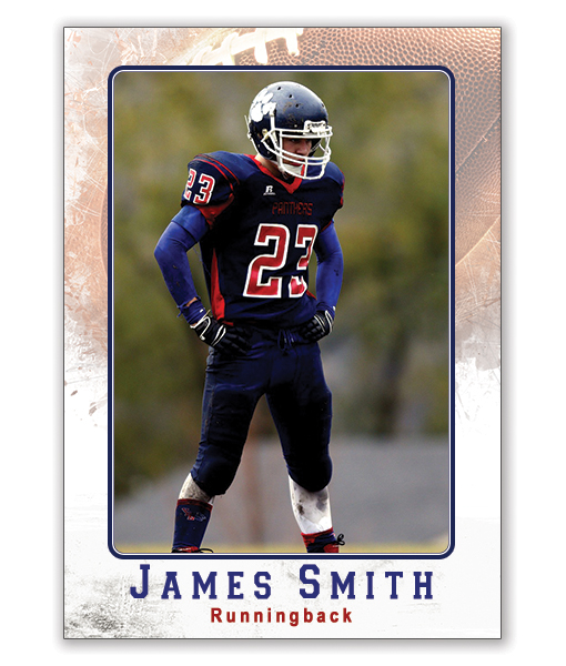 Custom Football Trading Cards