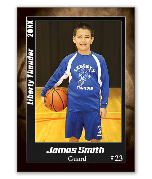 Custom Kids Basketball Trading Cards