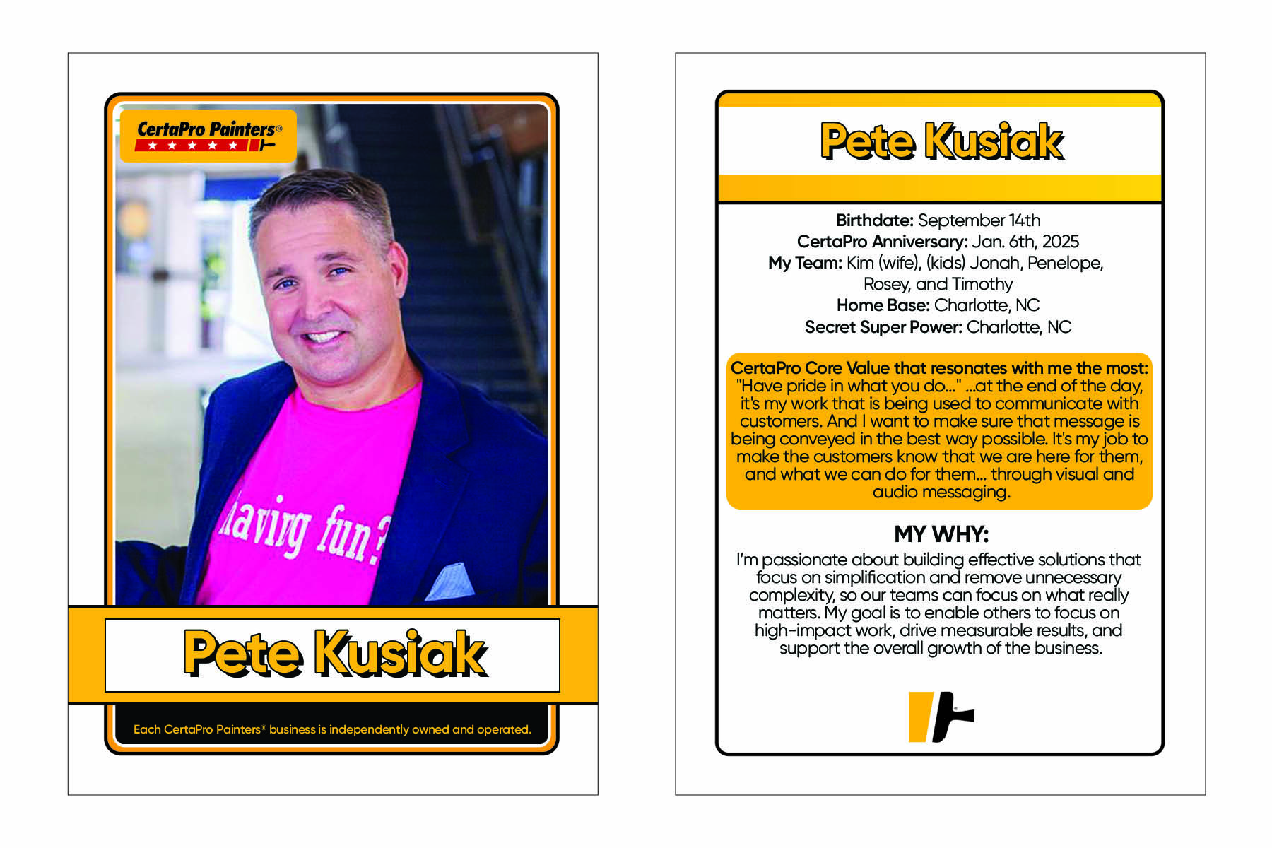 CertaPro Standard Design