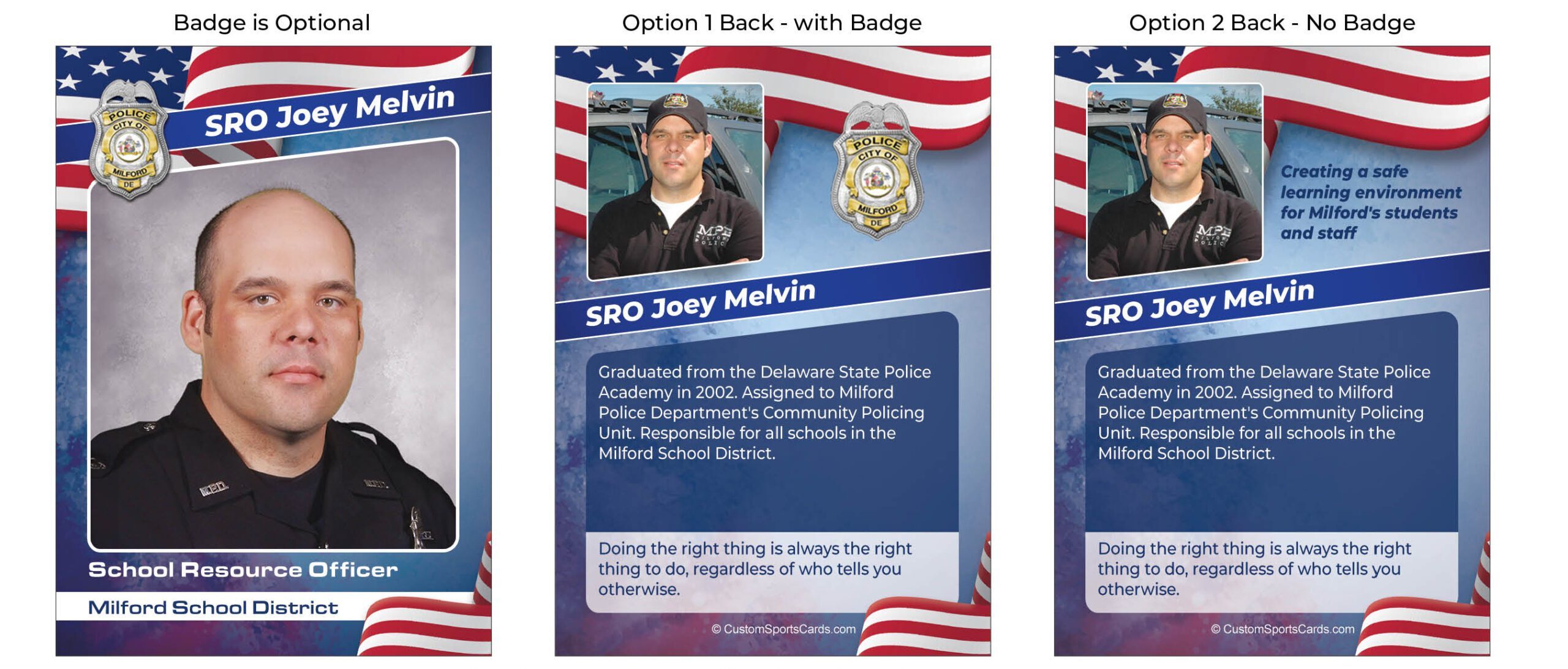 Police Trading Cards