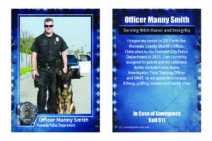 police trading cards