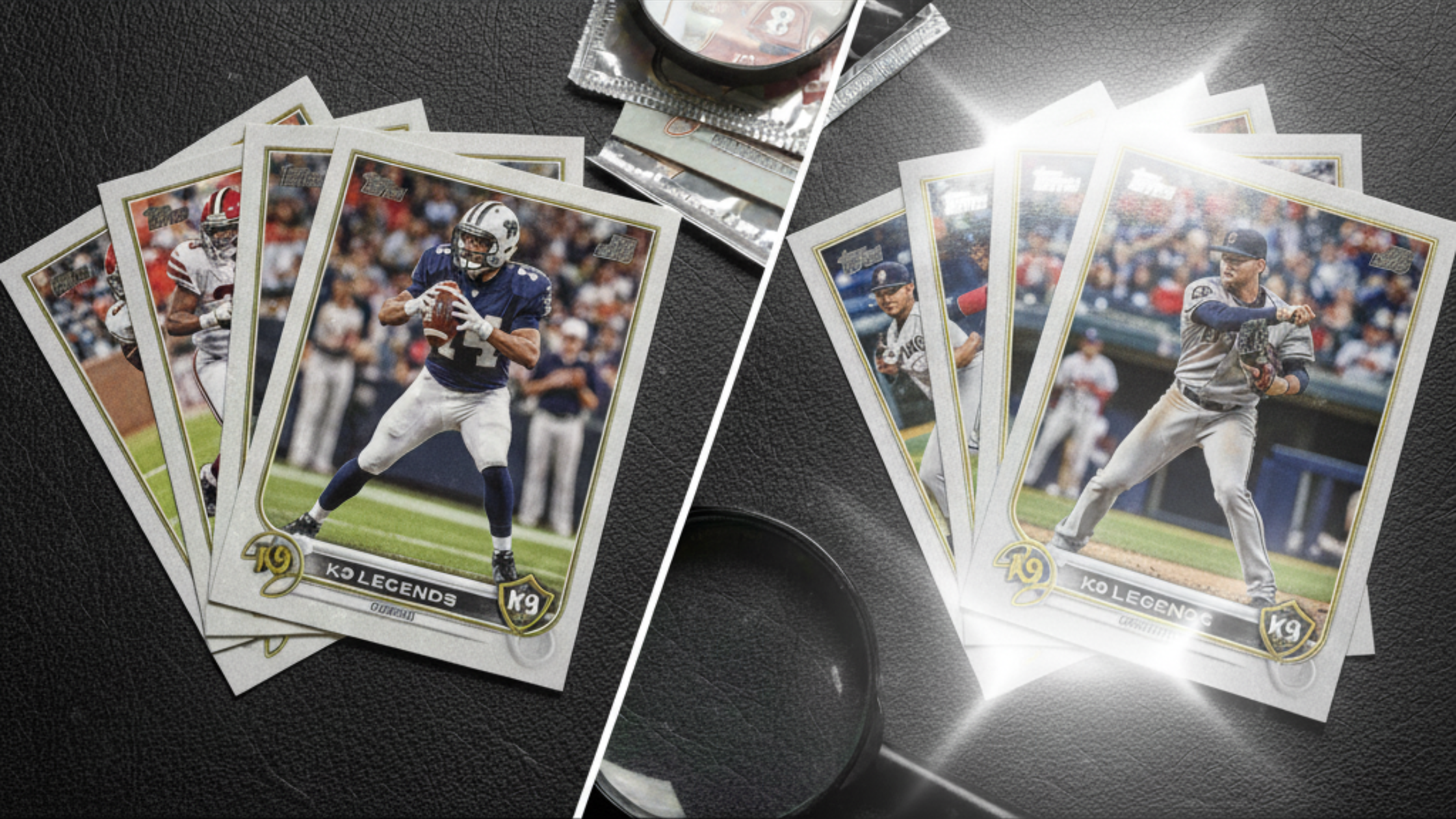 matte vs glossy sports trading cards