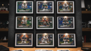 Custom sports trading cards