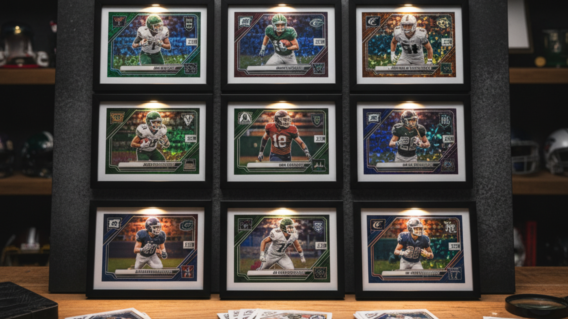 Custom sports trading cards
