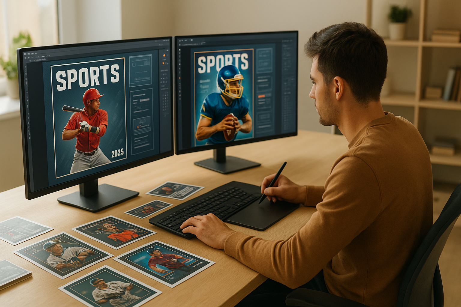 Designing Custom Sports Cards